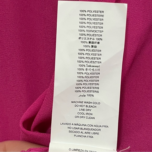 Michael Michael Kors Ultra Pink Ruffle Blouse Size XS NWT - Picture 8 of 12